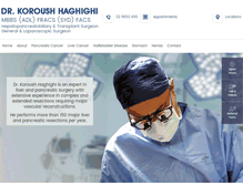 Tablet Screenshot of koroushhaghighi.com.au